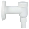 Sifone pp lavatrice esterno - Pp bianco con valvola mm 32