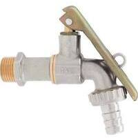 Rubinetto  a  sfera  portalucchetto  144  itap - Ottone  nichelato  1/2x3/4