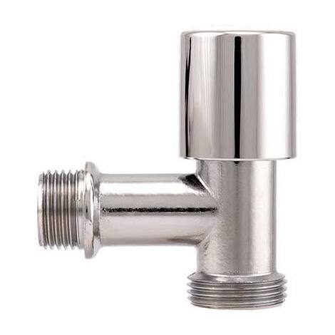 Rubinetto  a  vite  x  lavatrice  250  itap - Ottone  cromato  1/2mx3/4m