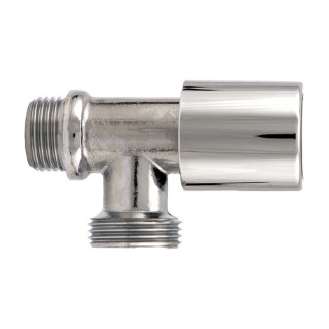 Rubinetto a vite x lavatrice 226 itap - Ottone cromato 1/2mx3/4m