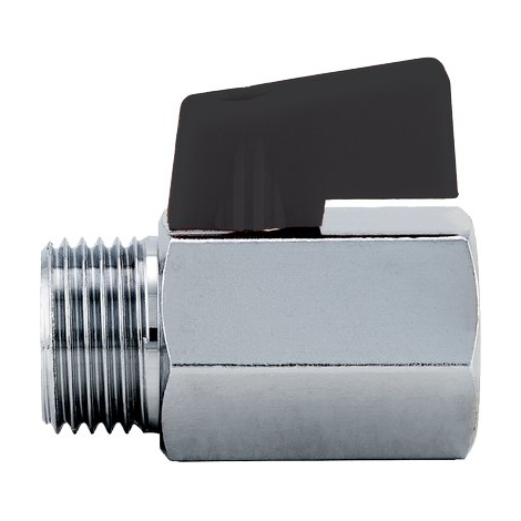 Valvola mini a sfera x scaldacqua 126 itap - Ottone cromato 1/2mf