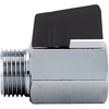 Valvola mini a sfera x scaldacqua 126 itap - Ottone cromato 3/8mf