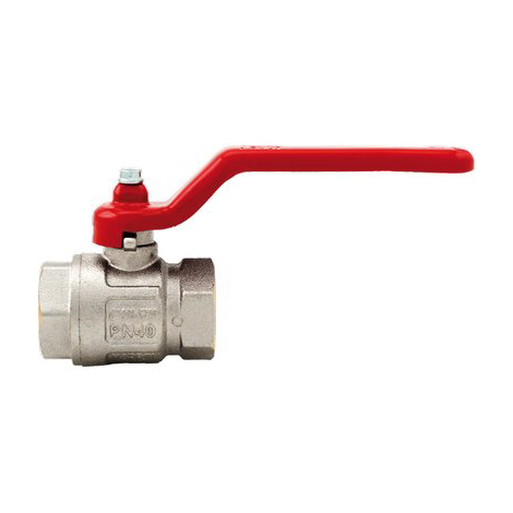 Valvole sfera totale + leva ff ideal 090 itap - Ottone nichelato 3/8f