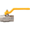 Valvola sfera gas + leva ff london 066 itap - Ottone nichelato 1/2f
