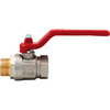 Valvole sfera totale + leva mf ideal 091 itap - Ottone nichelato 1