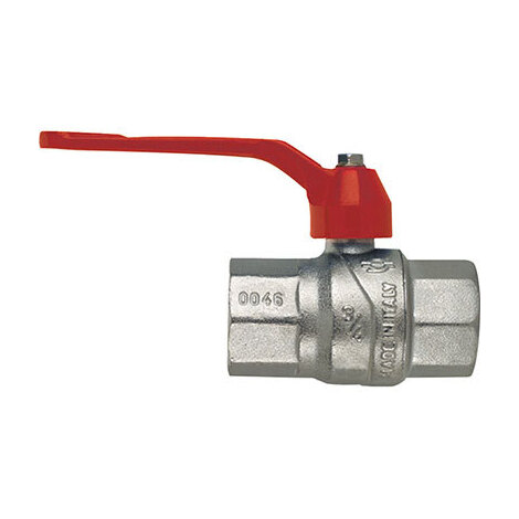 Valvola  sfera  normale  ff  leva  evolution  fiv - Ottone  nichelato  3/8f