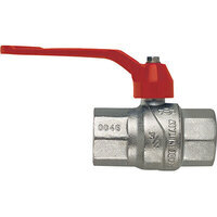 Valvola  sfera  normale  ff  leva  evolution  fiv - Ottone  nichelato  3/8f