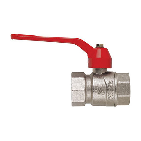 Valvola  sfera  normale  ff  leva  perfecta  fiv - Ottone  nichelato  1/2f