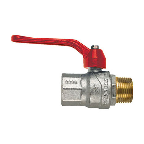 Valvola  sfera  normale  mf  leva  evolution  fiv - Ottone  nichelato  3/8mf