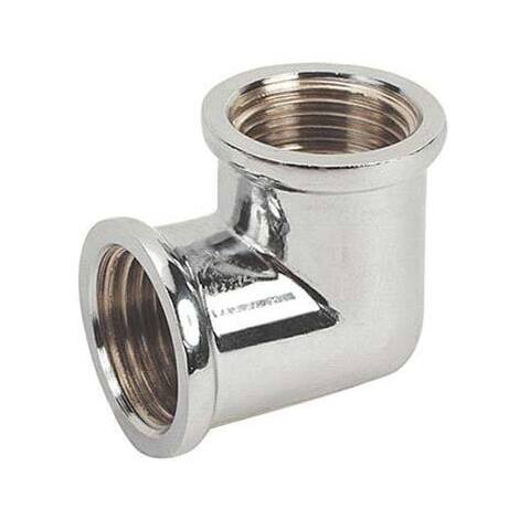 Gomito  ff  ottone  cromato  90  gebo - 1/2f