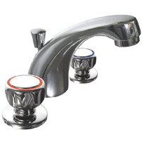 Batteria lavabo stella - Ottone cromato + piletta 1"1/4