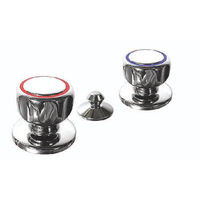 Batteria bidet stella - Ottone cromato + piletta 1"1/4
