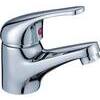 Miscelatore  lavabo  sirio  h23  crolla - Ottone  cromato  +  piletta  1