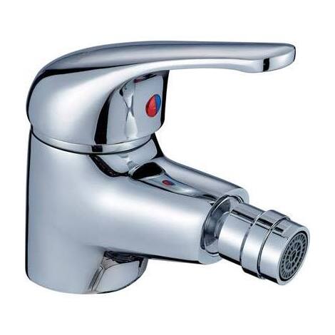 Miscelatore  bidet  sirio  h23  crolla - Ottone  cromato  +  piletta  1
