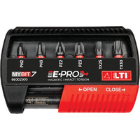 Inserti + portainserto x avvitatore krino - Tx 25/30 ph /2/3 pz /2/3 x mm 25  cf=pz 7
