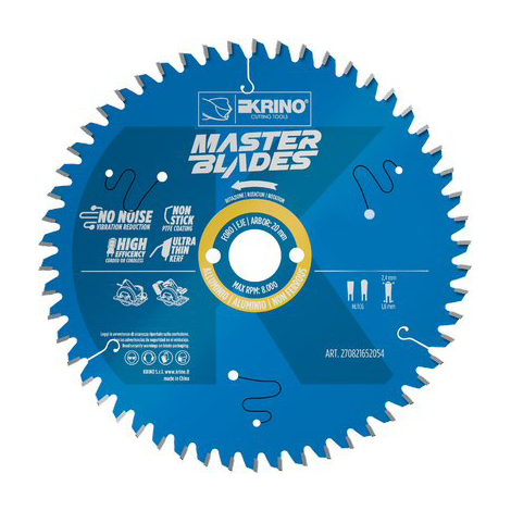 Lama circolare x alluminio master blades krino - Mm 250x32 denti 80