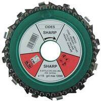 Lama circolare a catena x legno - Mm 115x22,2