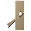 Sponderuola  628.00  pg - Legno  lama  acciaio  mm  24