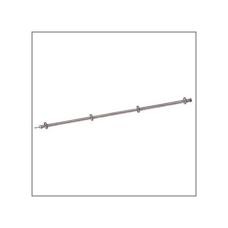 Asta inox 4 getti l.100