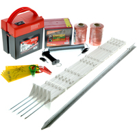 Kit recinto elettrificato c/paletti 250 mt per cinghiali