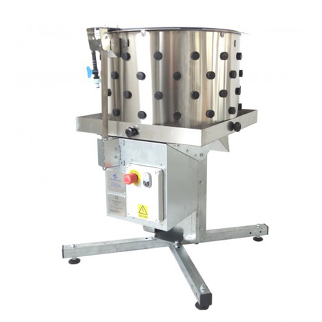 Spiumatrice dit 55 inox elettrica spennapolli per pollo piccione faraona anatra
