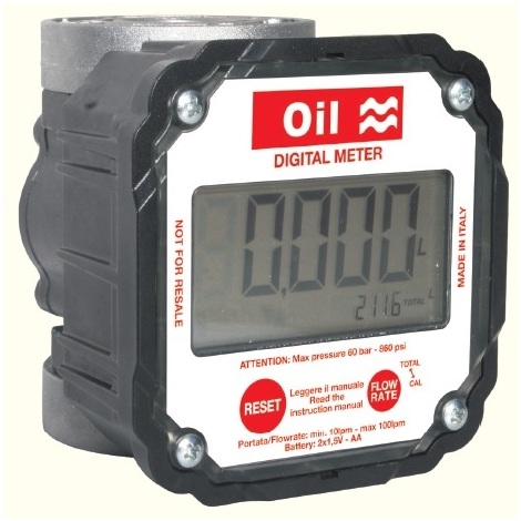 CONTALITRI ELETTRONICO MAX 120lt/min