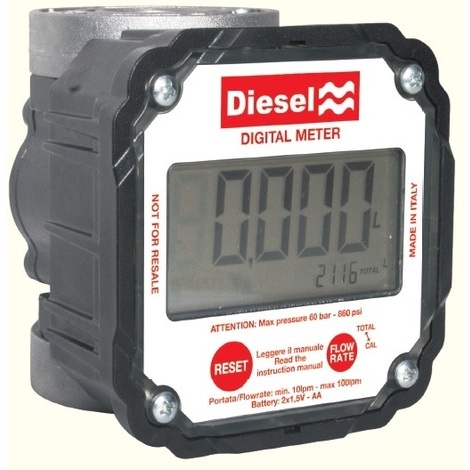 CONTALITRI ELETTRONICO PER GASOLIO 5 CIFRE