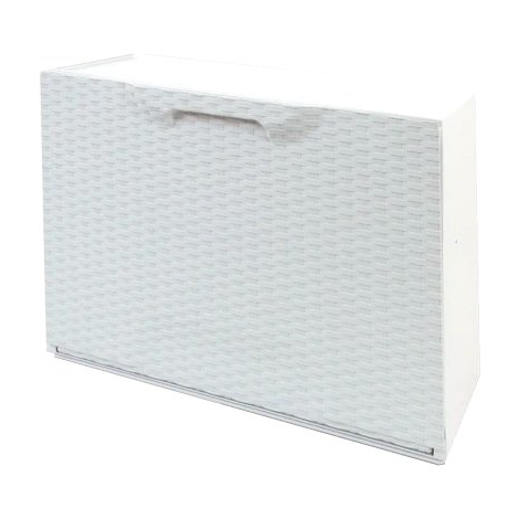 Scarpiera modulare rattan - Bianco cm 51x17,3 h.cm 40,1