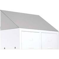 Tetto x armadio sporco pulito inclinato prometal - Vern grigio posti 1 mm  360x350