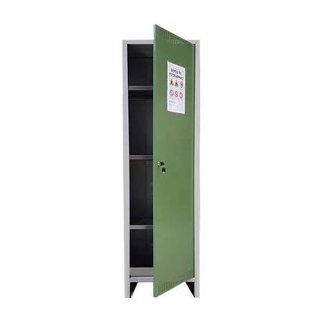 Armadio  fitofarmaci  smontato  prometal - Vern  grigio/verde  h.mm  1795  mm    500x400