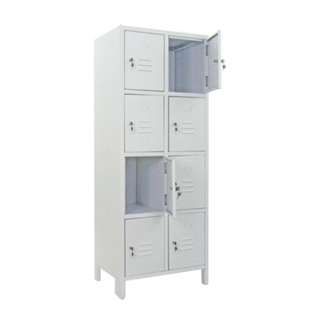 Armadio  casellario  montato  prometal - Vern  grigio  posti      8  h.mm  1795  mm      685x500