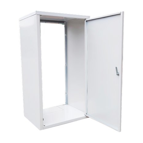 Copricaldaia pesante - Lamiera vern bianca cm 55x45 h.cm 102