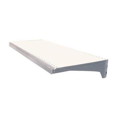 Ripiano market - Acciaio verniciato bianco cm 40x100