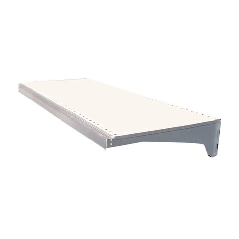 Ripiano market - Acciaio verniciato bianco cm 40x100 cf= pz 4