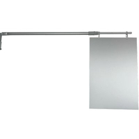 Cartello avvisi scaffale market - A4 asta telescopica cm 60-90 + gancio cremagliera