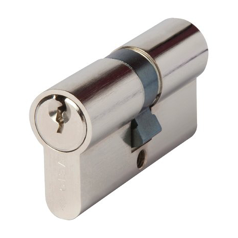 Cilindro sagomato 0g300-12 hand cisa - Ottone nichelato chiavi 3 camma din mm 70 30+40