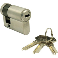 Mezzo cilindro sagomato 2303 ibfm - Ott.crom.satin chiavi 3 mm 50 40+10