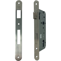 Serratura legno infilare 52x yale - B.t nichelato f.mm 22 f.sagom m2+scr+q8 e.mm 50