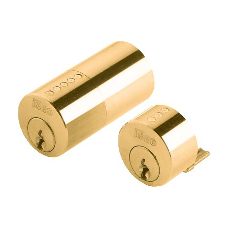 Coppia cilindri esterni 854507  iseo - Ottone chiavi 3 x serie 52n