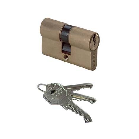 Cilindro sagomato 0g300 hand cisa - Ottone chiavi 3 camma din mm 80 40+40