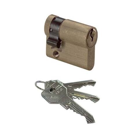 Mezzo cilindro sagomato 0g304 hand cisa - Ottone chiavi 3 camma din mm 50 40+10
