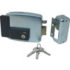 Serratura metallo applicare elettr 11921n est cisa - Zincata c.tondo fisso+scr e.mm 50/80 sx