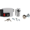 Serratura legno applicare elettrica 11670n cisa - Vern c.staccato+scr+m1+pulsante e.mm 50/80 sx