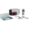Serratura metallo applicare elettrica 11771n cisa - Zinc c.tondo fisso m2+scr+puls+tett e.mm 50/70 dx