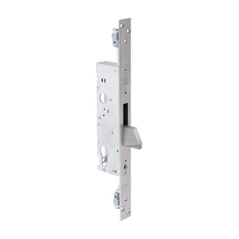 Serratura montante infilare 46820 cisa - B.q inox f.mm 22 f.sagom m1 tripl e.mm 25