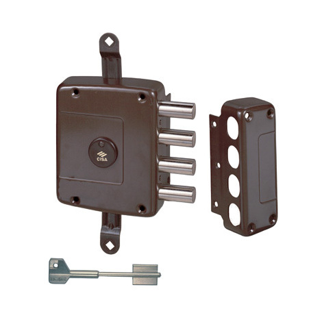Serratura  legno  applicare  57162  cisa - Dm  m4  trip  e.mm  63  dx