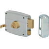 Serratura legno applicare 50521 cisa - C.tondo fisso m2+tirante e.mm 60 dx