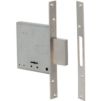 Serratura metallo infilare 57010 cisa - B.q zinc f.mm 25 dm m4 h.mm 114 e.mm 50