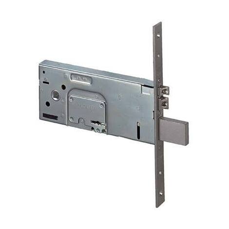 Serratura  metallo  infilare  elettrica  17353  cisa - B.q  zinc  f.mm  25  dm  m4+scr  h.mm  78  e.mm  90