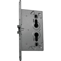 Serratura metallo infilare 651 iseo - B.q zinc f.mm 20 f.sagom m1+scr q8 e.mm 65